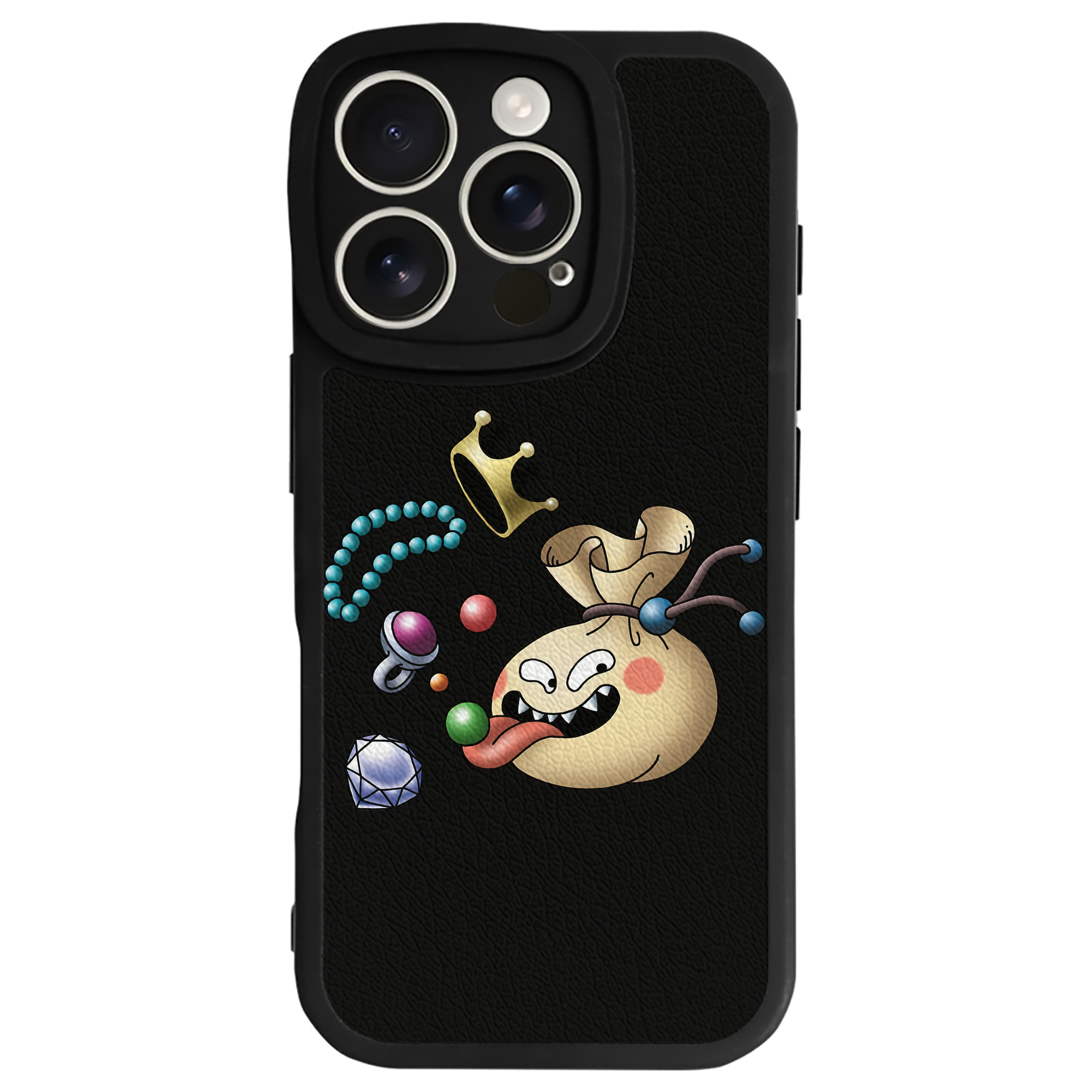 （画像用） ドラゴンクエスト Doragon Kuesuto Dragon Quest 【iPhone 16シリーズ対応】シリコンスマホケース（レザー調） 材質：シリコン